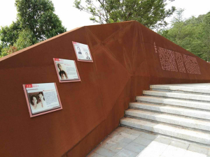 樊城耐候钢挡土墙